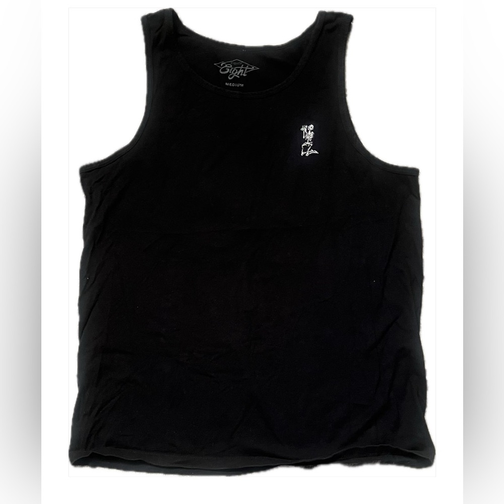 Black tank top